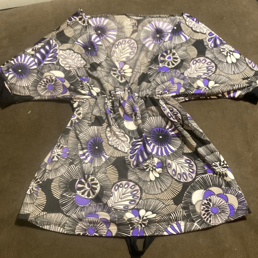 Kickers purple and black blouse